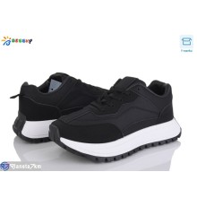 Кросівки жіночі на весну/осінь (8 пар р.36-41) чорний  "Bessky-Kellaifeng"