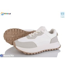 Кросівки жіночі на весну/осінь (8 пар р.36-41) бежевий  "Bessky-Kellaifeng"