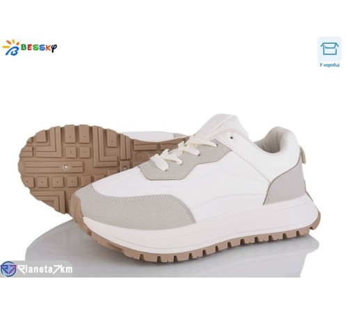 Кросівки жіночі на весну/осінь (8 пар р.36-41) бежевий  "Bessky-Kellaifeng"