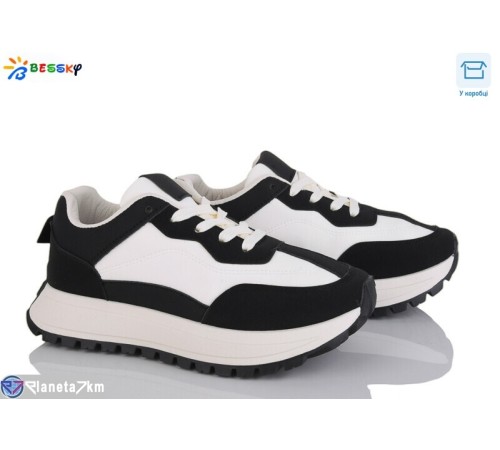 Кросівки жіночі на весну/осінь (8 пар р.36-41) чорний  "Bessky-Kellaifeng"