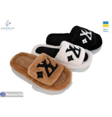 Тапки жіночі на весну/осінь (12 пар р.36-41) мікс  "Acorus"