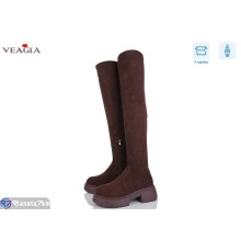 Ботфорти жіночі на весну/осінь (6 пар р.36-41) коричневий  "Veagia-ADA"
