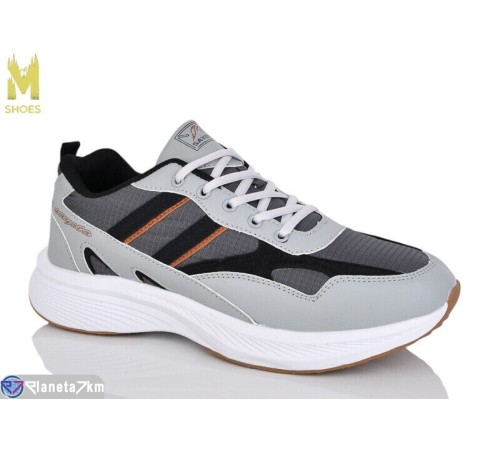 Кросівки чоловічі на весну/осінь (8 пар р.41-46) сірий  "M.Shoes"