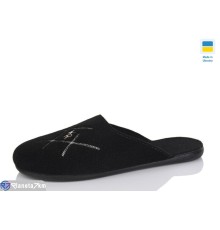 Тапки чоловічі на весну/осінь (6 пар р.41-45) чорний  "INPIRE"