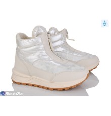 Черевики жіночі на зиму (8 пар р.36-41) білий  "LOREDANA"