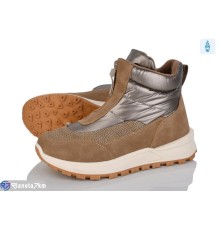 Черевики жіночі на зиму (8 пар р.36-41) коричневий  "LOREDANA"