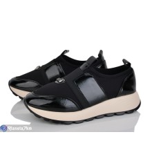 Кросівки жіночі на весну/осінь (8 пар р.36-41) чорний  "LOREDANA"