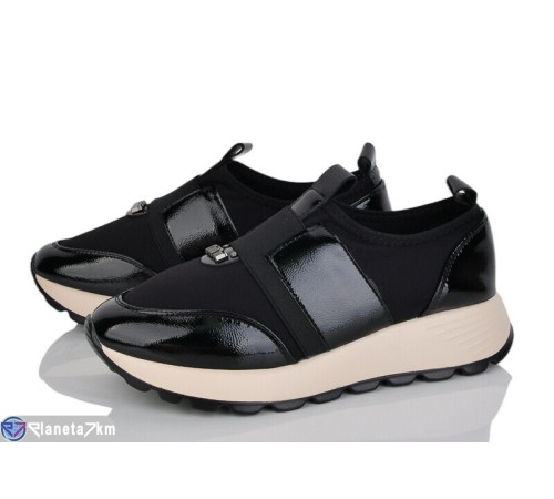 Кросівки жіночі на весну/осінь (8 пар р.36-41) чорний  "LOREDANA"