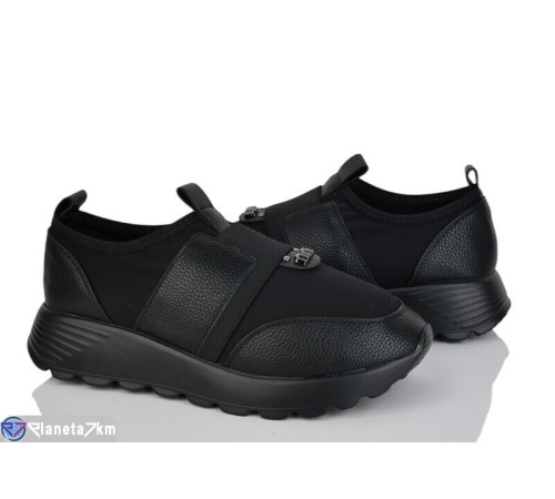 Кросівки жіночі на весну/осінь (8 пар р.36-41) чорний  "LOREDANA"