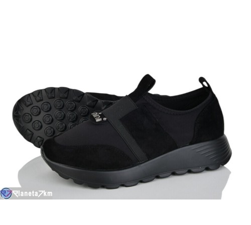 Кросівки жіночі на весну/осінь (8 пар р.36-41) чорний  "LOREDANA"