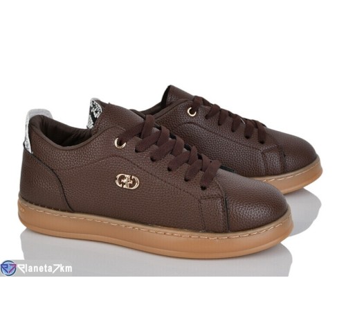 Кросівки жіночі на весну/осінь (8 пар р.36-41) коричневий  "LOREDANA"