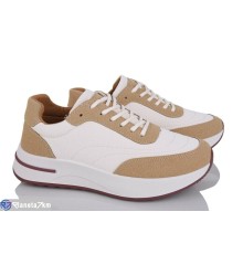 Кросівки жіночі на весну/осінь (8 пар р.36-41) бежевий  "LOREDANA"