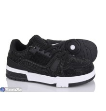 Кросівки жіночі на весну/осінь (8 пар р.36-41) чорний  "LOREDANA"