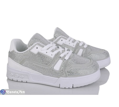 Кросівки жіночі на весну/осінь (8 пар р.36-41) сірий  "LOREDANA"