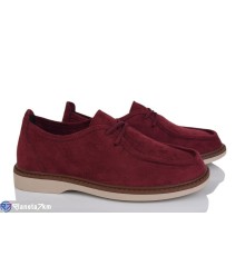 Туфлі жіночі на весну/осінь (8 пар р.36-41) бордовий  "LOREDANA"