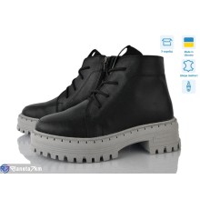Черевики жіночі на весну/осінь (6 пар р.36-40) чорний  "Speranza"