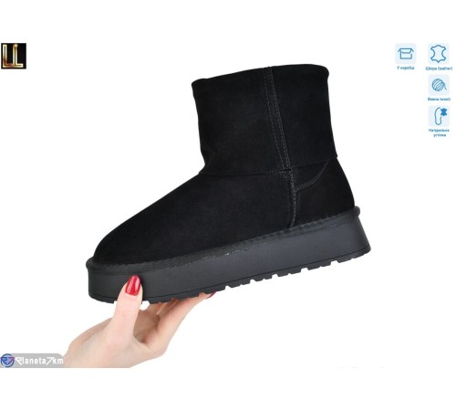 Уггі жіночі на зиму (8 пар р.37-41) чорний  "Lilin"