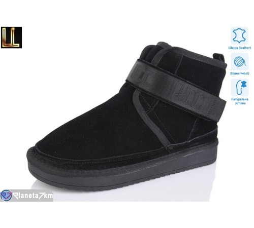 Уггі жіночі на зиму (8 пар р.36-41) чорний  "Lilin"