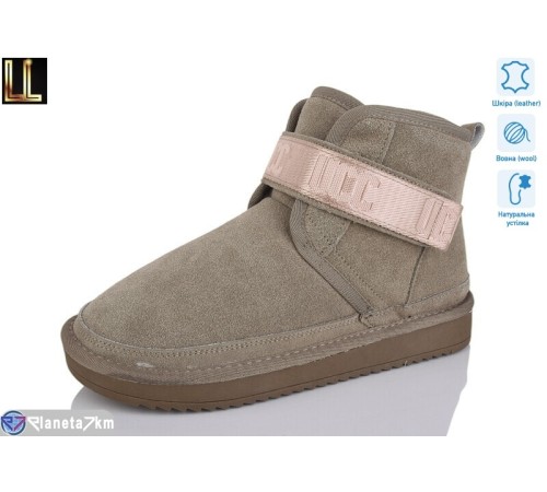 Уггі жіночі на зиму (8 пар р.36-41) сірий  "Lilin"