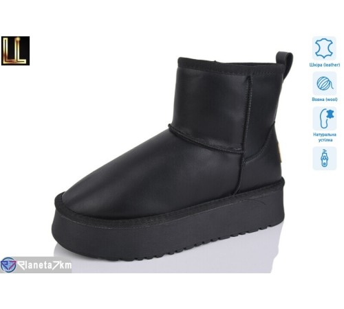 Уггі жіночі на зиму (8 пар р.36-41) чорний  "Lilin"
