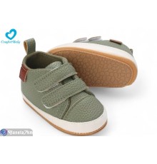 Пінетки дитячі на весну/осінь (6 пар р.11-13) зелений  "Comfort-baby"