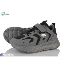 Дитячі кеди на весну/осінь (8 пар р.32-37) сірий  "BBT"