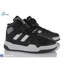 Дитячі кеди на весну/осінь (8 пар р.32-37) чорний  "BBT"