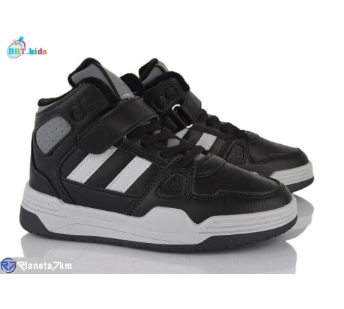 Дитячі кеди на весну/осінь (8 пар р.32-37) чорний  "BBT"