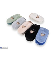 Рукавиці дитячі на зиму (12 шт. р.сетка 6-8) мікс  "KaPira"