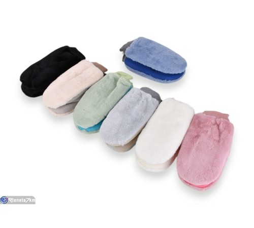 Рукавиці дитячі на зиму (12 шт. р.сетка 6-8) мікс  "KaPira"