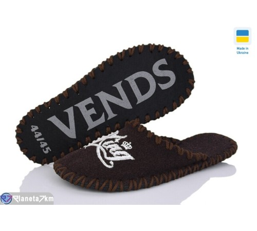 Тапки чоловічі на весну/осінь (9 пар р.40-45) коричневий  "Activ"