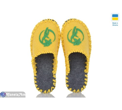 Тапки жіночі на весну/осінь (9 пар р.36-41) жовтий  "Activ"