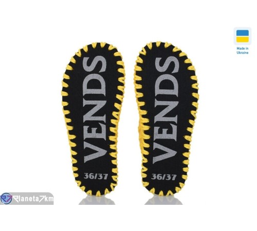 Тапки жіночі на весну/осінь (9 пар р.36-41) жовтий  "Activ"