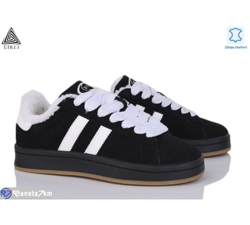 Кросівки жіночі на зиму (8 пар р.36-41) чорний  "STILLI Group"