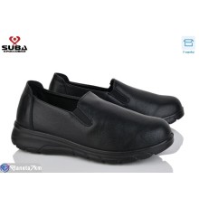 Сліпони жіночі на весну/осінь (8 пар р.37-41) чорний  "SUBA"