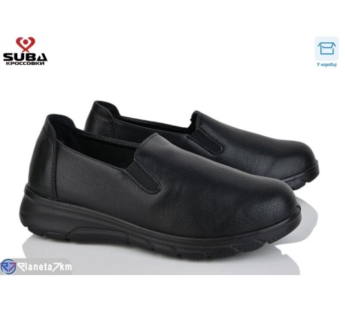 Сліпони жіночі на весну/осінь (8 пар р.37-41) чорний  "SUBA"