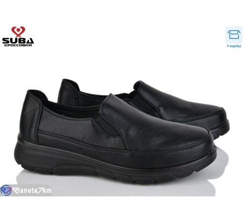 Сліпони жіночі на весну/осінь (8 пар р.37-41) чорний  "SUBA"