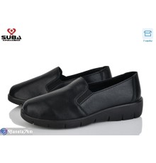 Сліпони жіночі на весну/осінь (8 пар р.37-41) чорний  "SUBA"