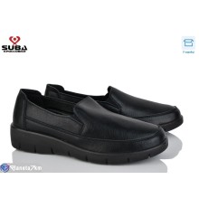 Сліпони жіночі на весну/осінь (8 пар р.37-41) чорний  "SUBA"
