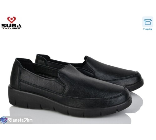 Сліпони жіночі на весну/осінь (8 пар р.37-41) чорний  "SUBA"