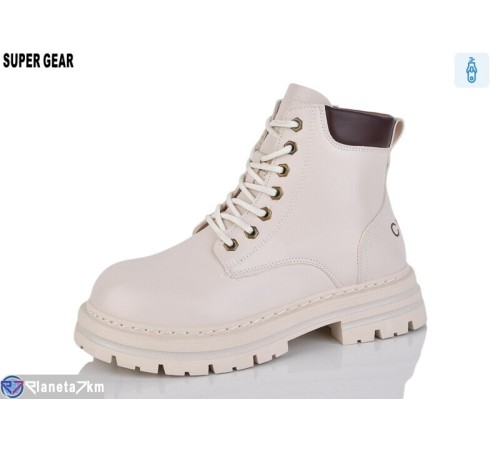 Черевики жіночі на весну/осінь (6 пар р.36-40) бежевий  "Super Gear" Черевики жіночі на весну/осінь (6 пар р.36-40) бежевий  "Super Gear"