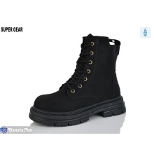 Черевики жіночі на весну/осінь (6 пар р.36-40) чорний  "Super Gear"