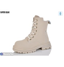 Черевики жіночі на весну/осінь (6 пар р.36-40) бежевий  "Super Gear"