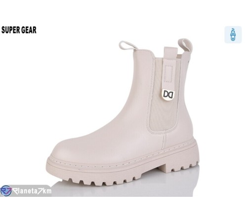 Черевики жіночі на весну/осінь (6 пар р.36-41) бежевий  "Super Gear" Черевики жіночі на весну/осінь (6 пар р.36-41) бежевий  "Super Gear"