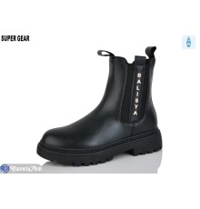 Черевики жіночі на весну/осінь (6 пар р.36-40) чорний  "Super Gear"