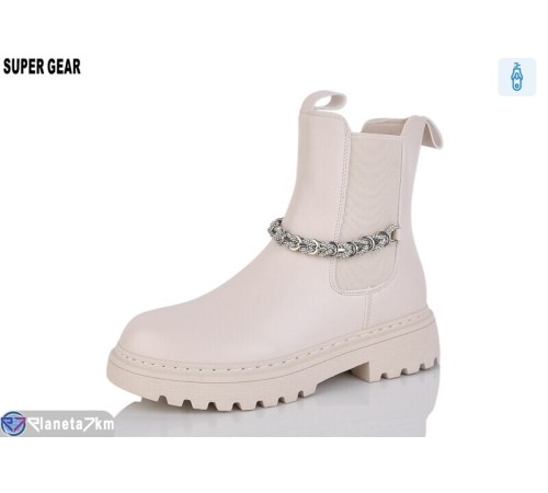 Черевики жіночі на весну/осінь (6 пар р.36-41) бежевий  "Super Gear" Черевики жіночі на весну/осінь (6 пар р.36-41) бежевий  "Super Gear"