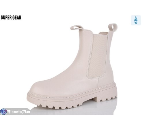 Черевики жіночі на весну/осінь (6 пар р.36-41) бежевий  "Super Gear" Черевики жіночі на весну/осінь (6 пар р.36-41) бежевий  "Super Gear"