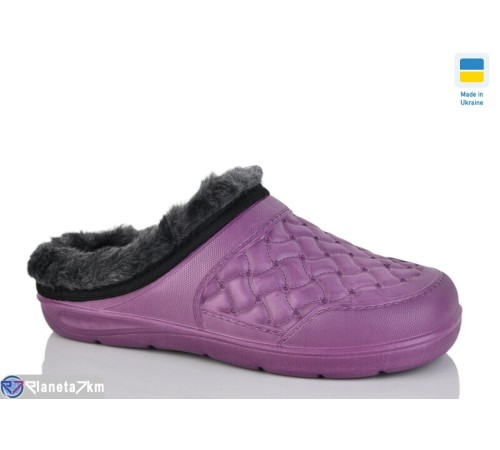 Калоші жіночі на зиму (6 пар р.36-41) фіолетовий  "INPIRE"