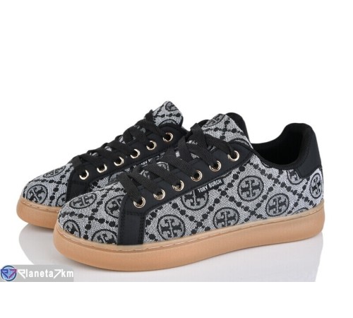 Кросівки жіночі на весну/осінь (8 пар р.36-41) чорний  "LOREDANA"