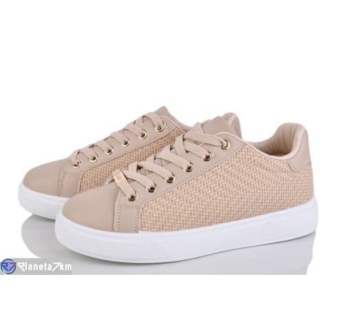 Кросівки жіночі на весну/осінь (8 пар р.36-41) бежевий  "LOREDANA"